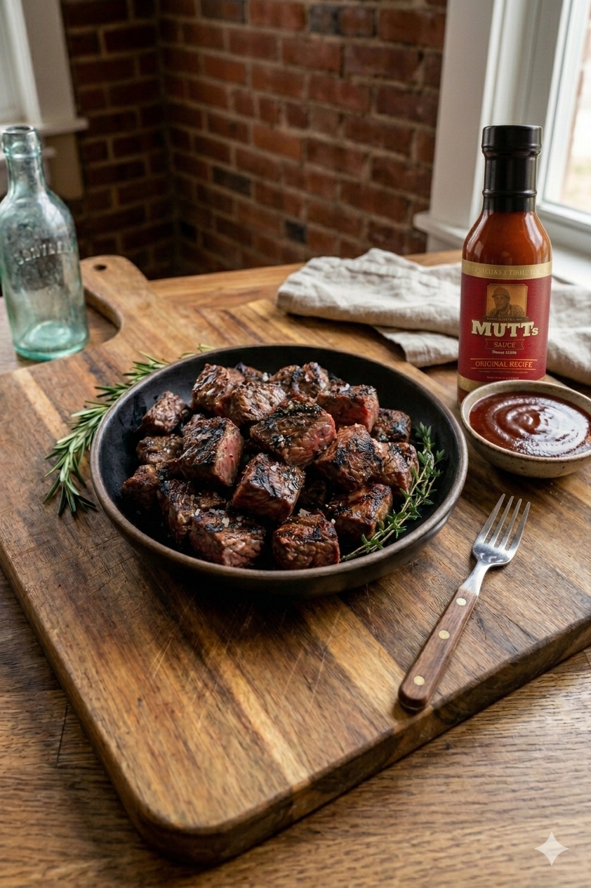 BBQ Steak Bites with Mutt's Sauce | Easy 15-Minute Dinner